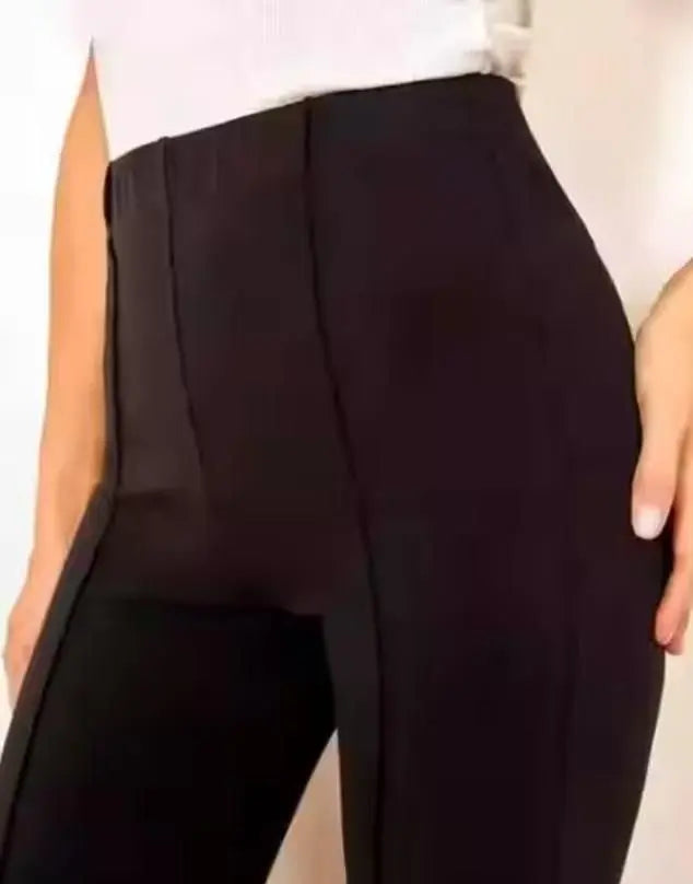 Women's Nontransparent Fabric Classic-Stylish Pant Pack of 3 (Black White Pink) rc0six-yy