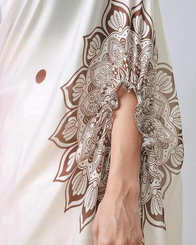 Satin Silk Printed Kaftan Saree With Unstitched Blouse rc0six-yy