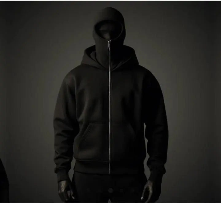 Men's Full Sleeves Zipper Hoodie with Mask rc0six-yy